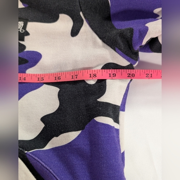 Brazilian Rexpeita Purple, White and Black Camo Reversible Zip Jacket Size Small - Picture 9 of 11